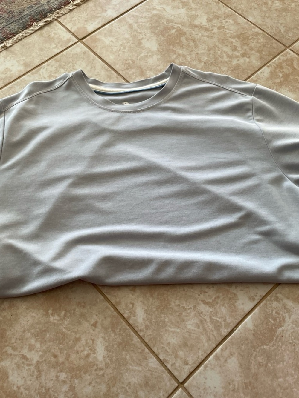 Tommy Bahama Light Blue Long Sleeve Crewneck Tee